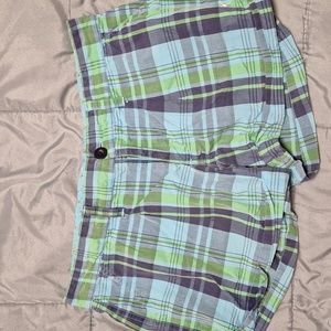 PINK 100% Cotton size 4 Plaid Shorts
